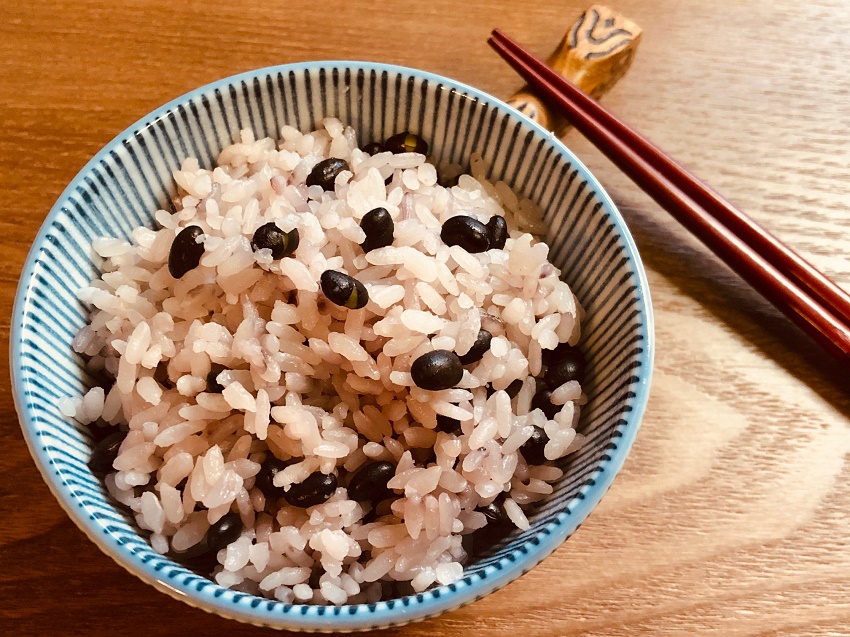 黒千石豆ごはん